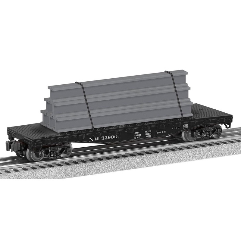 O Norfolk & Western Flatcar with Stakes #32900