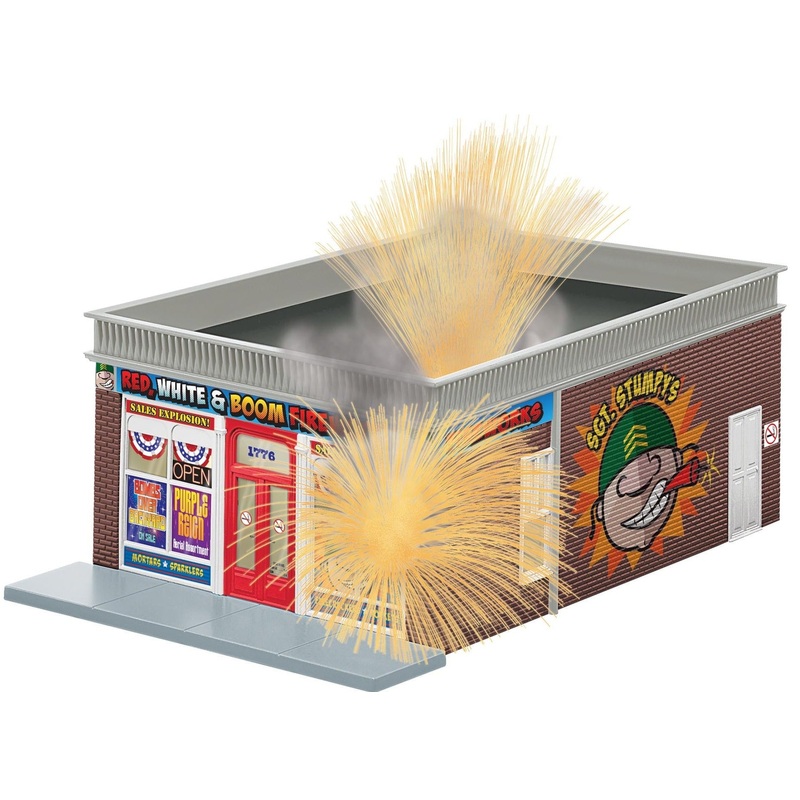 O Sgt Stumpy's Red White & Boom Fireworks Store