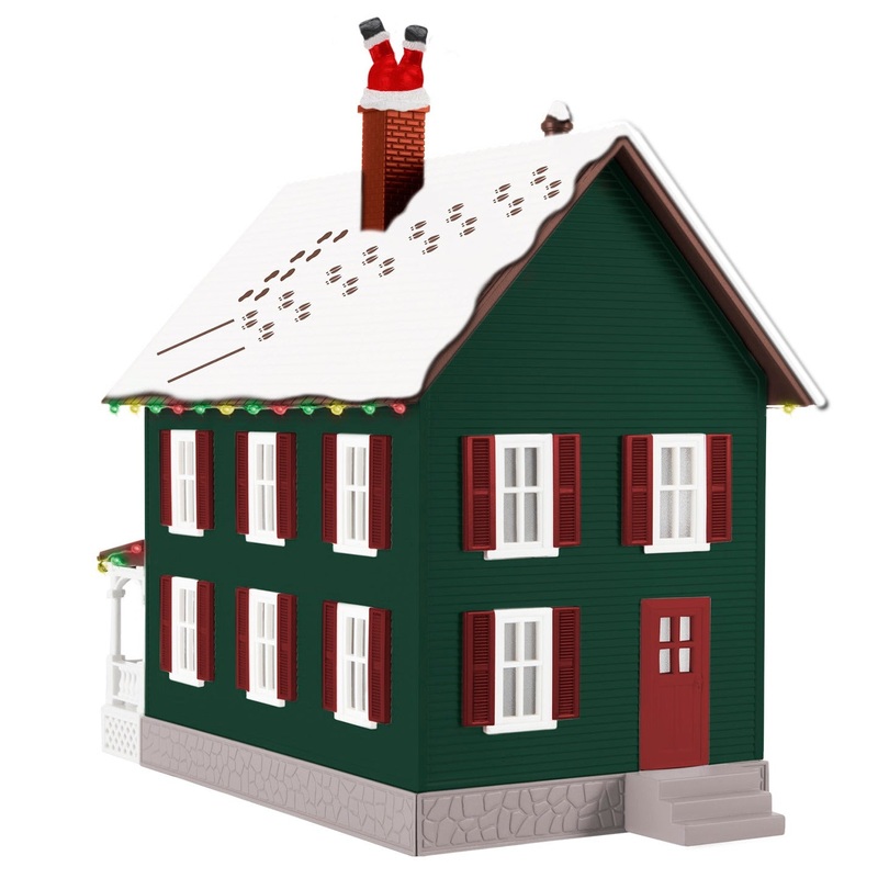 O Up On The Rooftop Christmas House