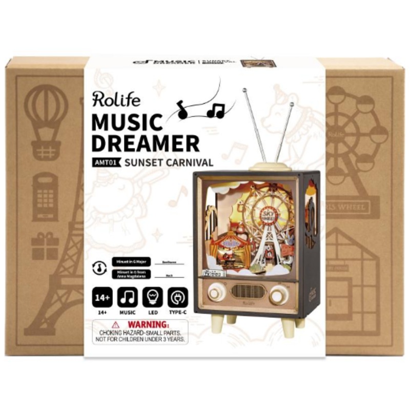 Sunset Carnival DIY Music Box Kit