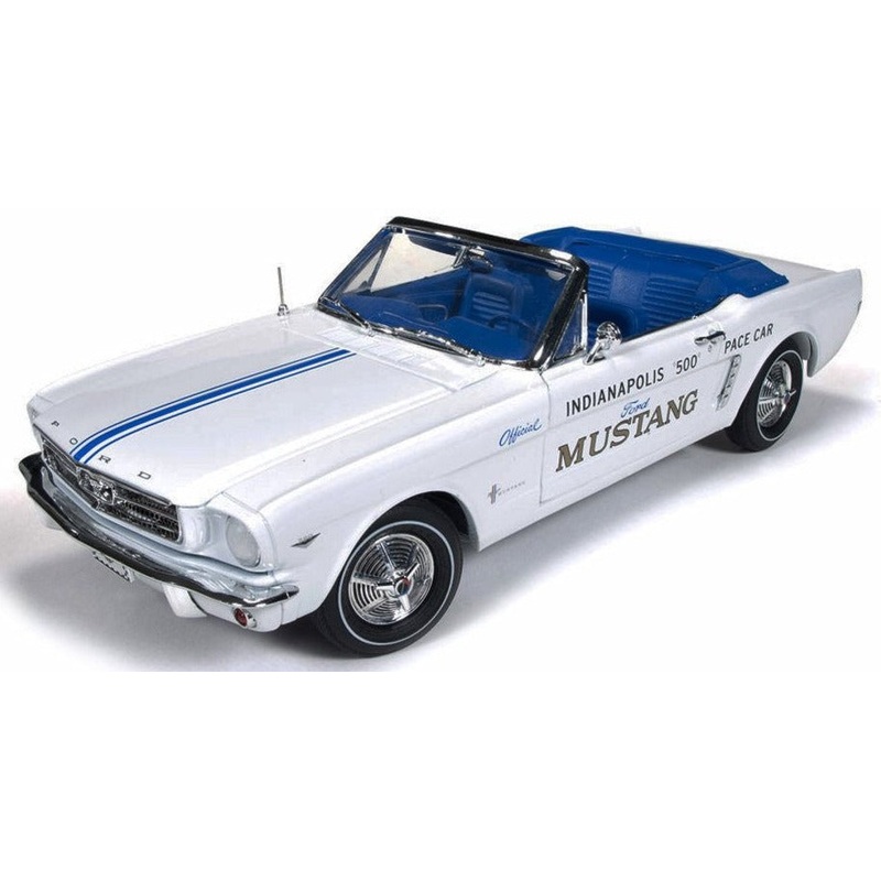 1/18 1964 1/2 Ford Mustang Convertible Indianapolis 500 Pace Car, White