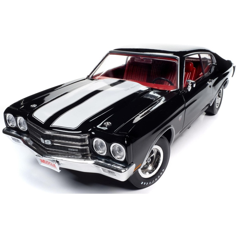 1/18 1970 Chevrolet Chevelle SS Tuxedo Black