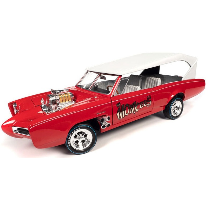 1/18 Monkeemobile Red with White Top and Interior "The Monkees"