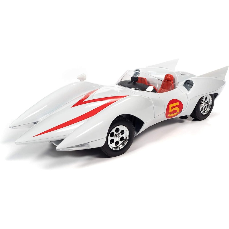 1/18 Speed Racer Mach 5 with Chim Chim and Speed Racer Figures