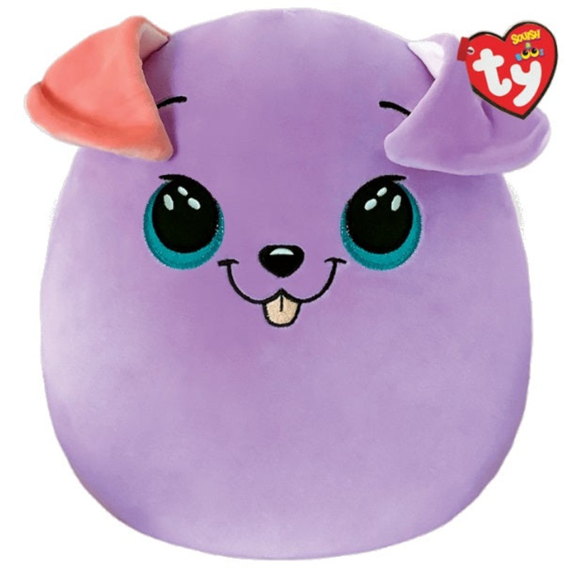 Bitsy Purple Dog Squish 14"