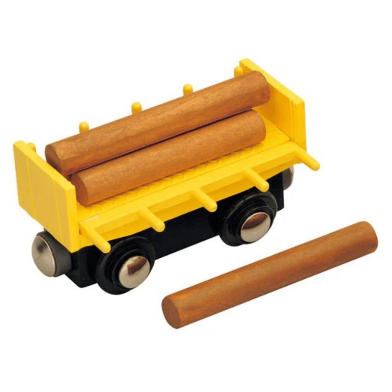 Log Car with Removable Logs