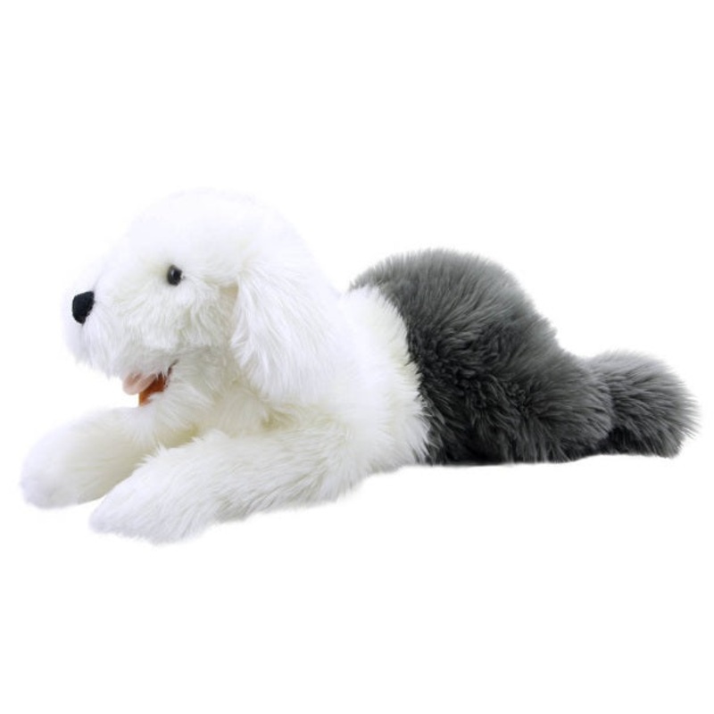 Old English Sheepdog Puppet Playful Puppies
