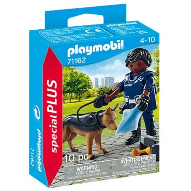 Policeman with K9 Special Plus Figure