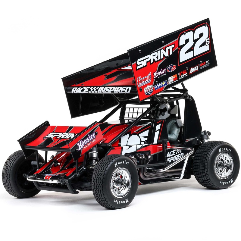1/10 22S Sprint Car 2WD Brushless RTR Red With Battery and Charger