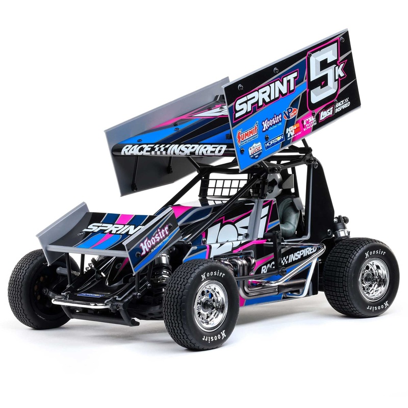 1/10 22S Sprint Car 2WD RTR Blue Requires Battery and Charger