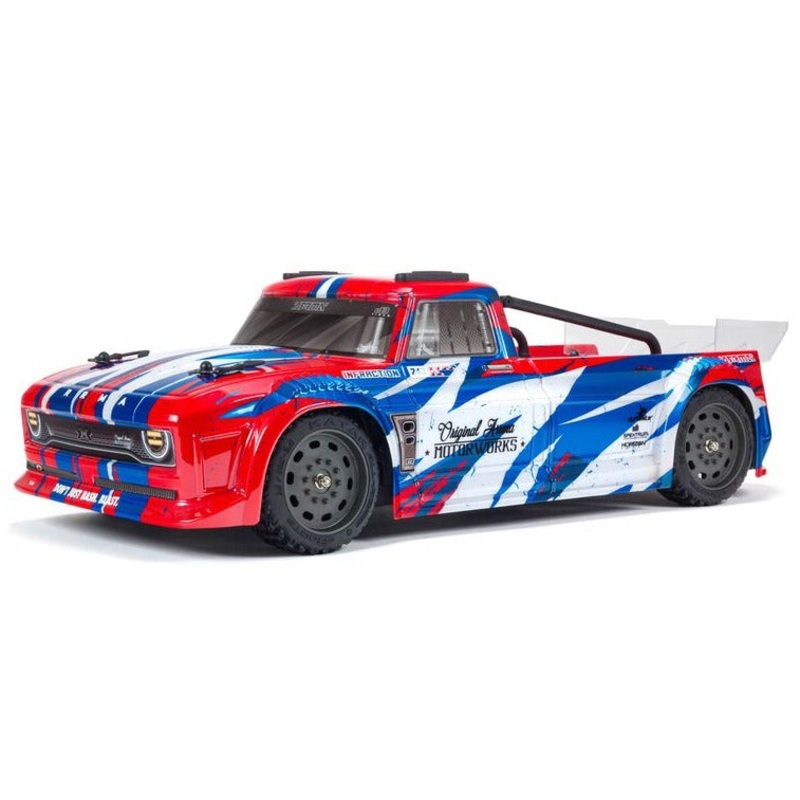 1/8 INFRACTION 4WD MEGA Resto-Mod Truck RTR, Red/Blue